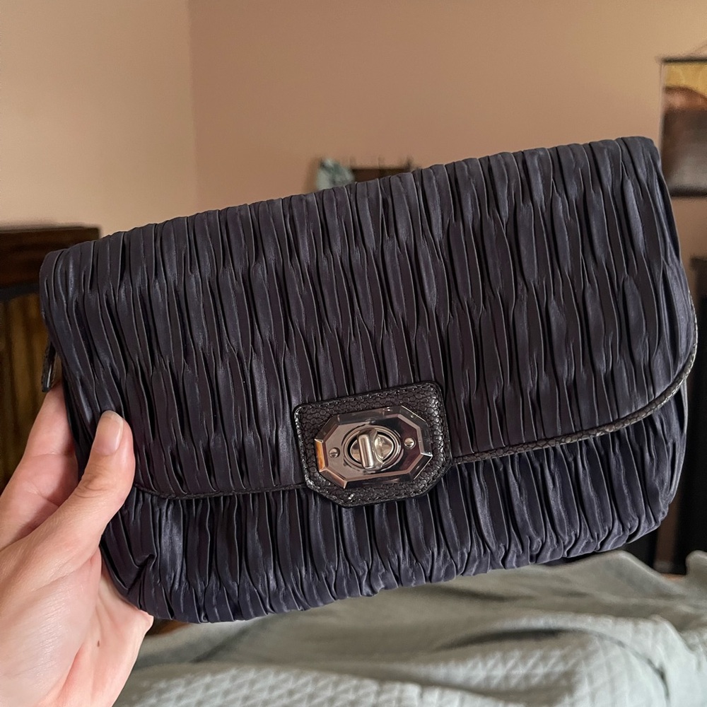 COACH evening crossbody/clutch black